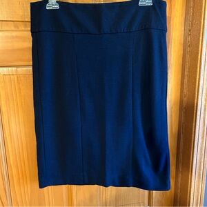 CAbi Newport Navy Blue Pencil Skirt Size 8